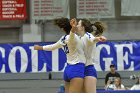 Volleyball vs Emerson  Wheaton College Women's Volleyball vs Emerson College. - Photo by Keith Nordstrom : Wheaton, Volleyball, VB2019
